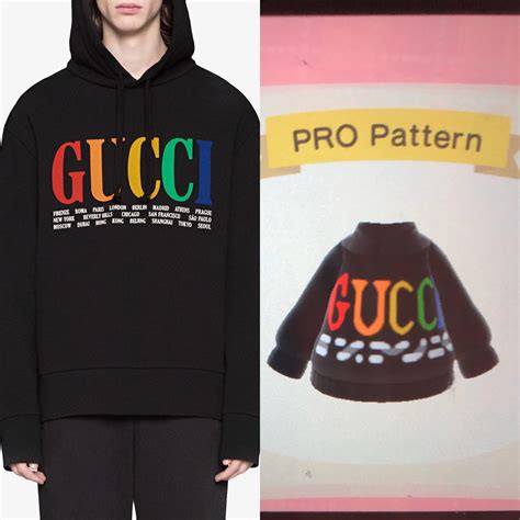 gucci cities hoodie ssense